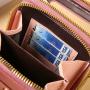 Flap Women Bags Soft Leather Wallets Touch Screen Cell Phone Purse Crossbody Shoulder Strap Handbag Fashion Designer Bag