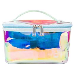 PVC Wash Toiletry Bag Wholesale Customized Waterproof Laser Travel Make Up Cosmetic Bag Travel-Friendly With High Click