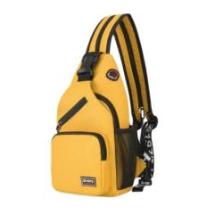 Women's Fashionable Oxford Cloth Chest Bag with Headphone Hole Zipper Closure Low MOQ Outdoor Wear Proof for Summer Spring
