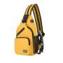 Women's Fashionable Oxford Cloth Chest Bag with Headphone Hole Zipper Closure Low MOQ Outdoor Wear Proof for Summer Spring