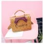 Wholesale Fashion Trends Sweet Cute Kawaii Delicate Bow Letter Shoulder Ladies Handbags Women Bags