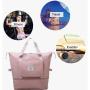 Customized Travel Weekender Overnight Bags Foldable Expandable Handbag Sport Yoga Gym Luggage Travel Tote Bag