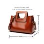 OEM Sac A Main Femme Bolsa Feminina Fashion New Design Genuine Leather Ladies Female Shoulder Tote Bags Handbags Sets For Women