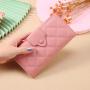 Factory Price Mini Purse Embroidery Pattern Mini Zipper Card Coin Purse Bag PU Clutch Wallet For Women