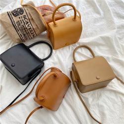 Factory direct wholesale Pu korean women handbags new fashion small square bag leisure one shoulder slant cross bag