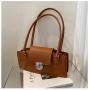 2023 New Pu Solid Women Fashion Handbags Stone Pattern Wholesale Women Handbags Metal Lock Designer Shoulder Bags For Women