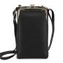 Wholesale leather cellphone bag phone crossbody bag shopping phone leather purse