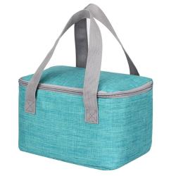 Gelory Custom 6 Cans Small Cooler Bag Square Insulated Lunch Box Reusable Leakproof Thermal Lunch Tote Bag for Men Women