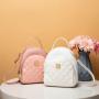 Newest Small Ladies Girls Backpack Nice Design Fashion Women' Shoulder Bags Pu Embroidered Ladies Handbags Customization