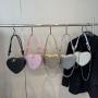 2023 Customized trendy Heart Shape shoulder bags ladies bag women's handbags For Young Ladies