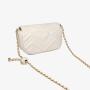 2024 sling bag women shoulder bags luxury fashion vegan leather crossbody bag with chain and embroider pattern