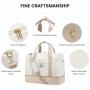 LOVEVOOK large capacity 21inch Weekender Bag with Wet Pocket and shoe compartment for women office hospital travel luggage bags