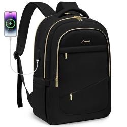 LOVEVOOK Waterproof Laptop Backpack College Travel Work Computer Daypack with USB Port Teacher Nurse Student laptop backpack