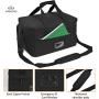 Health Nurse Bag Medical Bag Empty First Aid Storage with Detachable Divider Medical Supplies Bag