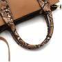 2024 Custom Snake Vegan Leather Bucket Bag Handbag For Women Ladies Fashion