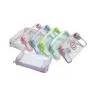 RTS Low MOQ High Quality Transparent Makeup Bag Personalized Candy Zipper Pouch Clear PVC Cosmetic Bag