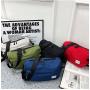 HR011 Unisex Casual Sports Shoulder Bag Lovers Nylon Zipper Fashion Couple Crossbody Bag Street Trendy Cool Soft Travel Bag