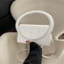 2024 new fashion texture niche design simple handbag shoulder crossbody bags candy color female