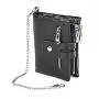 Men's wallet Multi-position wallet Business short check horizontal zipper wallet bag