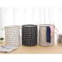 SN038 Fashion Waterproof Portable Foldable Collapsible Laundry Hamper Dirty Clothes Storage Cotton Laundry Basket