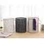 SN038 Fashion Waterproof Portable Foldable Collapsible Laundry Hamper Dirty Clothes Storage Cotton Laundry Basket
