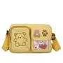 Lovely Bear Design Ita Bag Canvas Ita Bag school bags with a little ita compartment to display pins