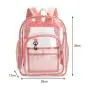 Fashionable Waterproof PVC Transparent School Backpack Custom Clear Backpack