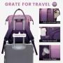 Gradient Travel Laptop Backpack for Bag Women 15.6 Inch Waterproof Carry on Teacher Work College School Computer Backpack Purse