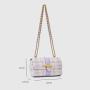 2024 Trending Fabric Square Women Handbags New Tide Sling Bags Fashion Single Shoulder Crossbody Bag