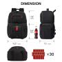 Wholesale 26L Sucipi lightweight lunch bags large Double Deck Cooler Bag Work Beach Camping Picnic insulated cooler backpack bag