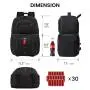 Wholesale 26L Sucipi lightweight lunch bags large Double Deck Cooler Bag Work Beach Camping Picnic insulated cooler backpack bag