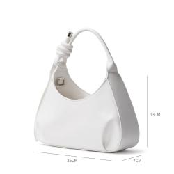 2024 Fashion Design Ladies Luxury Pu Leather Bags New Simple Long Strap Women Smaller Shoulder Bag