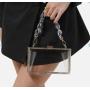 Fashion New Design Transparent Acrylic Chain Crossbody Box Bags Small Square Bags Women Evening Bags Clutches