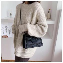 KBW429 New Fashion PU Leather Ladies Tote Chain Bags Women Solid Color Single Shoulder Crossbody Bag Women Handbags Women Bags