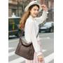 Solid Color Luxury Ladies' Handbag Long Strap High Quality Leather Polyester Lining Elegant Stylish Tassel Decoration Zip