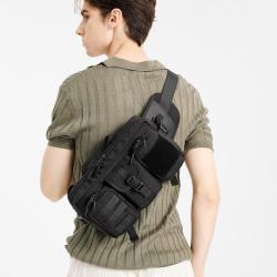 KBW769 Hot Sale Men Waist Pack Outdoor Waterproof Crossbody Bag Sports Multifunctional Travel Tactical Waist Bag