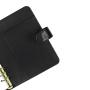 Eco friendly PU leather ring binder planner leather agenda high quality leather ring planner