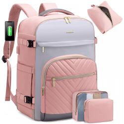 LOVEVOOK college Business back pack with usb charging port 40L 17inch leisure fashion smart bag travel laptop backpack for wome