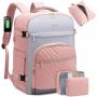 LOVEVOOK college Business back pack with usb charging port 40L 17inch leisure fashion smart bag travel laptop backpack for wome