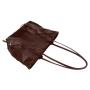 2024 Custom Foldable Triangle Tote Bag Simple Design Vegan Leather Shoulder Bags For Women