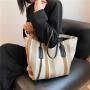 ZR235 2023 New Fashion Women's Bag Canvas Summer Portable Tote Bag Student Trend Women's Shoulder Bag Wholesale