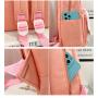 Hot sale school backpack set cute lolita style decoration mochilas mujer women's backpack school book backpack set
