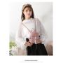 Fashion Trend Bow Ladies Small Backpack Wholesale Pu Pure Color Zipper Crossbodybag Bolsos Para Mujere Single Shoulder Bag
