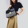 Luxury Handbags For Women Black And White Handbag China Supplier Plaid Pattern Handbags