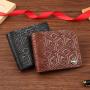 2024 New Soft Wallet Wholesale Multi Card Pocket Men's Bag Alphabet Printing Ultra Light Cut Resistant Soft Leather
