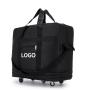 customized 3pcs/set oxford foldable air consignment bag travel suitcase rolling wheel backpack moving duffle luggage bags
