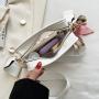 Waterproof Cute Women Girls PU Leather Clear PVC Pin Display School Cosplay Custom ITA Bag Crossbody bags
