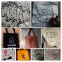 Custom Logo Women Female Canvas Shoulder Bag Eco Reusable Tote Shopping Bag