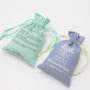 Custom Logo Printed Cotton Linen Gift Packaging Pouch Soft Cotton Fabric Drawstring Closure Packaging Bag