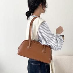 2024 NEW Trendy Autumn&Winter Brown Shoulder bags women handbags ladies fashion shoulder purse vegan leather bags wholesale